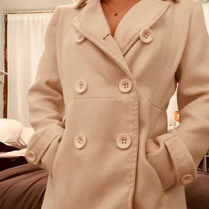 Forever 21 White Trench Coat